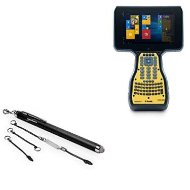 Imagem de Caneta Stylus Trimble Ranger 7, BoxWave [Caneta capacitiva EverTouch] Ponta de fibra capacitiva para Trimble Ranger 7 - Preto Jet
