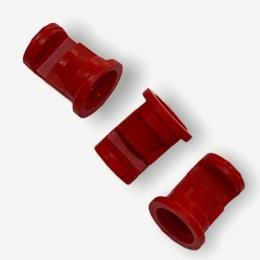 Imagem de Bico Ponta Leque Defletor Pulverizador Guarany Pct C/3, Vermelho