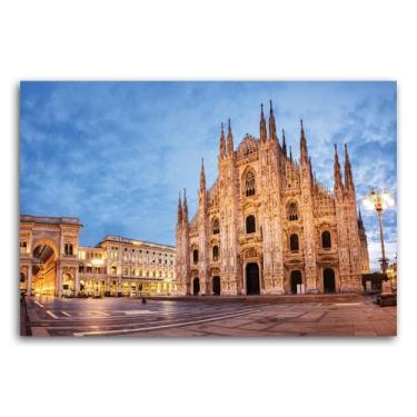 Imagem de Placa Decorativa MDF Itália Catedral de Milão 20x30cm - Quartinhos