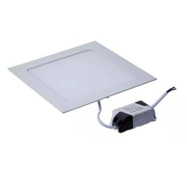 Imagem de Luminária Painel Led Embutir 12w 3000k Branco Quente Bivolt - SENDS