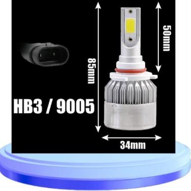 Imagem de Lâmpada  Farol Super Led  Alto E Baixo Par  C6-H1 H3 H7 H8/H11 H27 HB3