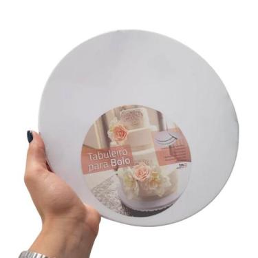 Imagem de TABULEIRO BRANCO P/ BOLO 25cm - LSC TOYS