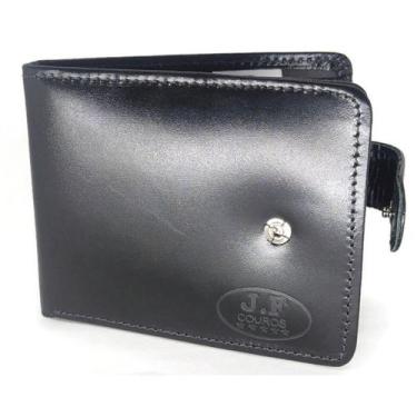 Imagem de Carteira Masculina Porta Cartão Grande Couro Presente Pais - J F COURO