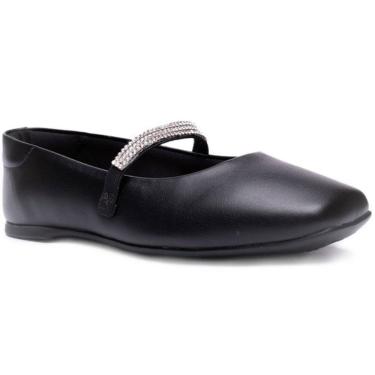 Imagem de Sapatilha Molekinha Boneca Strass Menina - Preto