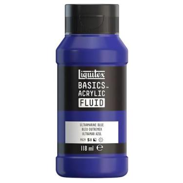 Imagem de Tinta acrilica basics fluid 118ml liquitex escolha a cor, 397 ULTRAMAR