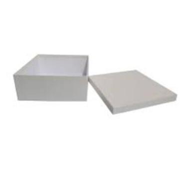 Imagem de Caixa Cartonada Rigida 30 x 30 x 10 branco - kero kit Brindes Especiai