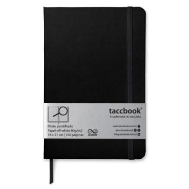 Imagem de Caderno Pontilhado taccbook Preta 14x21 Ríg.