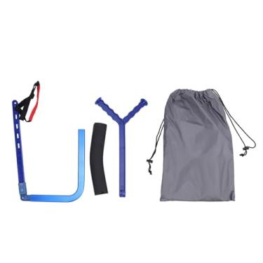 Imagem de Ferramenta de Treinamento de Balanço de Golfe, Rotação Multiângulo Ajustável, Ergonômico, Treinador de Balanço de Golfe para Ambientes Internos e Externos (Azul)