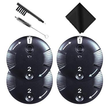 Imagem de sierescon Ceruguard Disk Wax Guards para Aparelhos Auditivos Phonak E Unitron Ric Rite E Acessórios para Kit de Limpeza de Aparelhos Auditivos com Estojo de Transporte (4 Pacotes/32 Unidades) (4)