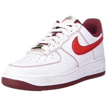 Imagem de Nike T nis de basquete masculino Air Force 1 '07 An20, Branco/vermelho da equipe universit ria, 7