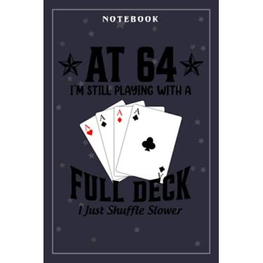 Imagem de Notebook Journal Funny 64th Birthday Gift - 64 Year Old Cards: Meeting, Goals, Work List, Financial,6x9 in, Happy, Goal, Life, Gym, Personal Budget