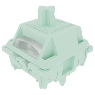 Imagem de DRAOZA GATERON Interruptores de teclado coral, POM completo pré-lubrificado 43gf linear RGB LED 5 pinos 22 mm interruptores de chave de mola de dois estágios para teclado mecânico MX (108 peças)