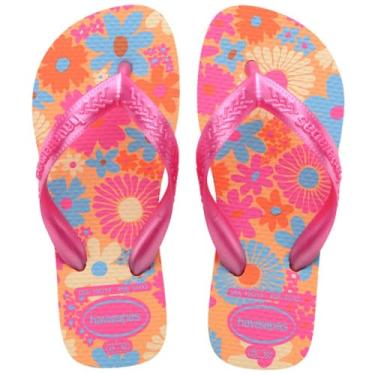 Imagem de Chinelo Havaianas Infantil, Kids Flores 33/4 Buttercream, Havaianas