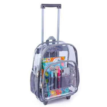 Imagem de Mochila COVAX Rolling Clear PVC resistente ao frio com rodas