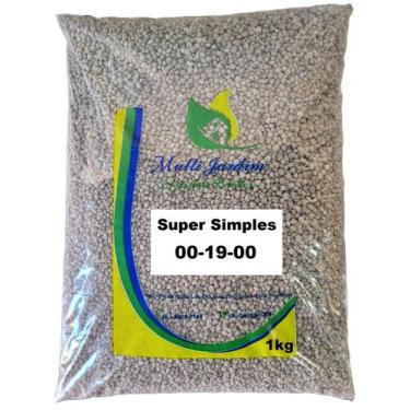 Imagem de 1kg Super Simples NPK 00-19-00 Adubo Fertilizante Rosa do Deserto Frut