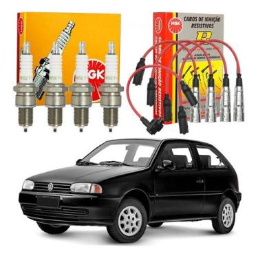 Imagem de Kit Vela Ignição Cabo Ngk Gol G2 1.6 Ap Gasolina 1995 A 1996