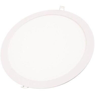 Imagem de Plafon Led Tramontina Redondo De Embutir 800 Lm 12 W 6500 K Luz Branca