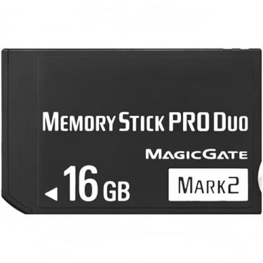 Imagem de HSANYIUR Memory Stick Pro Duo Mark2 de alta velocidade de 16 GB - para cartões de memória PSP e câmera
