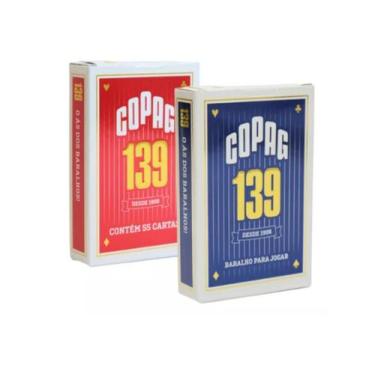 Imagem de Kit 2 Jogo Baralho Profissional Copag 139 Original 54 Cartas