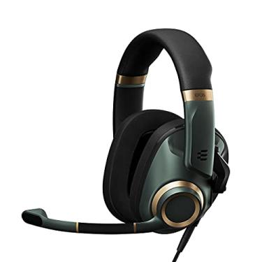 Imagem de EPOS H6Pro - Fone de ouvido acústico fechado para jogos com microfone - Over-Ear - Lift-to-Mute - Fone de ouvido Xbox/PS4/PS5/PC - Acessórios para jogos (verde)