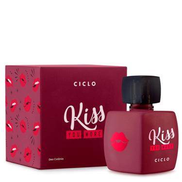 Imagem de Perfume Feminino Kiss You More Deo Colônia 100ml &quot;Caixa&quot; QHS - Ciclo