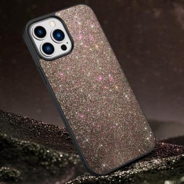Imagem de Capa moderna brilhante para IPHON 12 13 14 15 Pro Max Plus capa de telefone colorida para iPhone 11 12 13 14 15 Promax Glitter Phone Shell, cores brilhantes, para iPhone 14