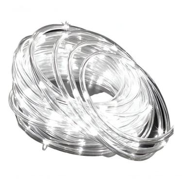 Imagem de Mangueira De Pisca Led Luzes Fria 8 Funções Branco 10m 220v