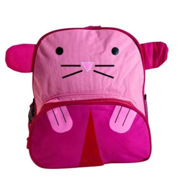 Imagem de Mochila Infantil Escolar Menino Menina Bichinhos Animais Zoo Impermeáv