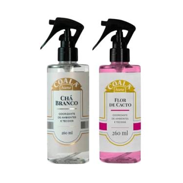 Imagem de Kit Coala - Odorizantes de Ambientes e Tecidos Chá Branco + Flor de Cacto | 2 Frascos de 260ml
