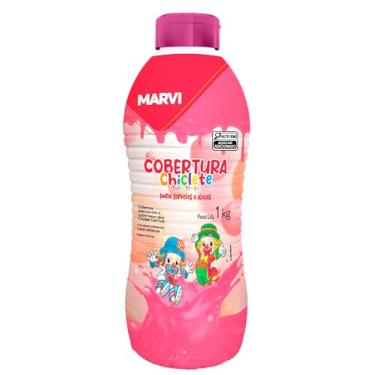 Imagem de Cobertura P/ Sorvetes E Doces Chiclete Papati Marvi C/ 1 Kg
