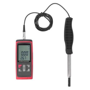 Imagem de Anemômetro Digital Telescópico para Medição de Velocidade do Com Temperatura Display Display Indoor Outdoor Air Detector