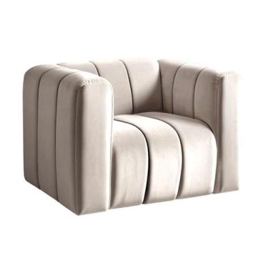 Imagem de Poltrona Decorativa Mona Sala de Estar Moderna Retrô - Bella Decor, Su