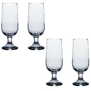 Imagem de Taça De vidro Chopp 300ml Hannover Cerveja Casa Linda - 4Un - NADIR FI