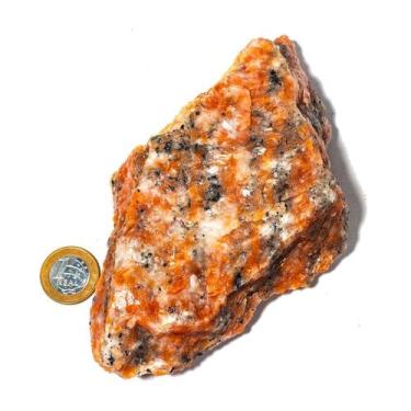 Imagem de 01 Calcita Laranja Bruto Esoterismo 800 a 1Kg 10-20cm Tipo A - Cristai