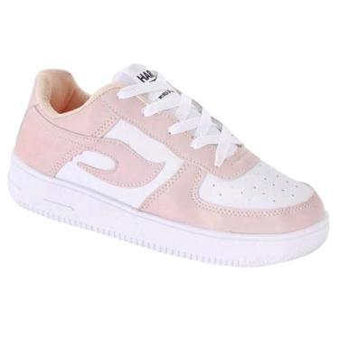 Imagem de Tênis Infantil Menina Feminino Casual School Hart Star Blog (BRANCO NUDE, BR, Criança de 4 a 8 anos, Numérico, 30)