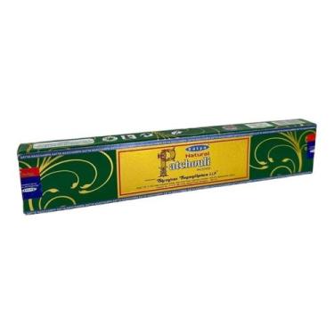 Imagem de Incenso Patchouli Massala Natural Satya Caixa com 12 Varetas - Lua Mís