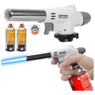 Imagem de Maçarico Culinario Regulável Profissional + 2 Refil - hutz/b-max