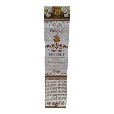 Imagem de Incenso Massala Vareta Goloka Coco Coconut Unidade - Lua Mística - 100