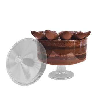 Imagem de Taça de Luxo Sobremesa Paris em Acrílico com Tampa 2,200L