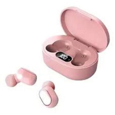 Imagem de Fone De Ouvido Sem Fio E6s Bluetooth 5.0 Tws Com Tela LED Digital Rosa