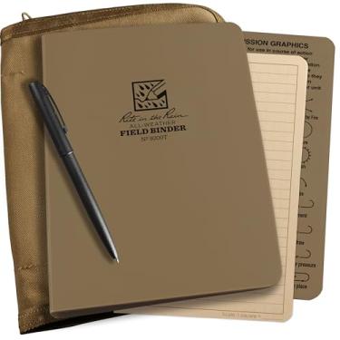 Imagem de Kit de fichário, 40 folhas, capa Polydura Tan