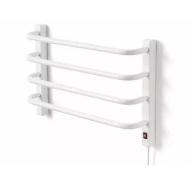 Imagem de Toalheiro Termico Pequeno Branco 220V Esquerdo + Timer Digital