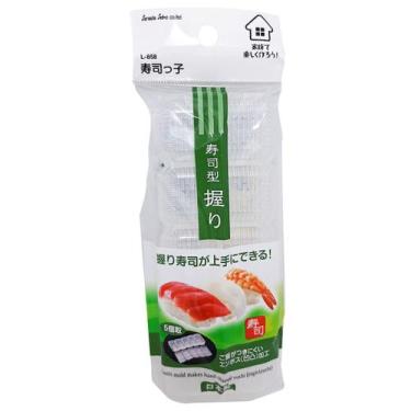 Imagem de Forma Para Sushi E Nigirisushi Com Divisória Para 5 Bolinhos Transpare