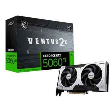 Imagem de Placa de Vídeo MSI RTX 5060 Ti 8GB GDDR7 128 Bits Ventus 2x OC Plus 91