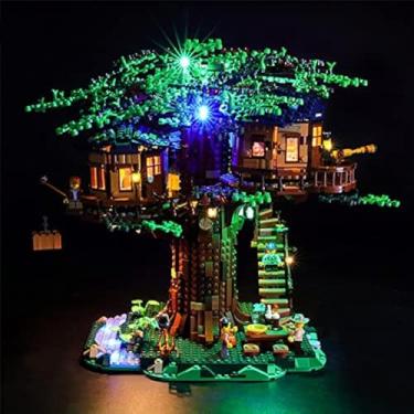 Imagem de GEAMENT Upgraded Version LED Light Kit for Ideas Treehouse - Compatible with Lego 21318 Building Blocks Model (Model Set Not Included)