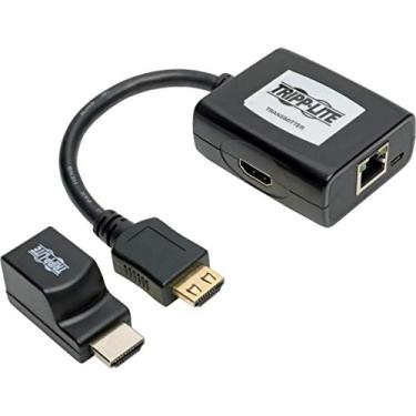 Imagem de Tripp Lite Kit extensor HDMI sobre Cat5 Cat6, cabo de alimentação, receptor transmissor 1080p a 60Hz TAA (B126-1P1M-U-POC)
