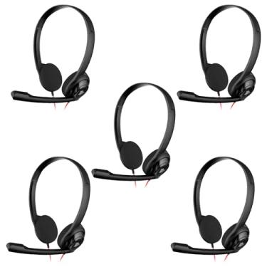 Imagem de NUBWO Fone De Ouvido Usb Com Microfone Para Laptop, Fones De Ouvido Com Microfone Com Cancelamento De Ruído Para Computador, Fone De Ouvido Com Fio Para Call Center De Escritório Para Webinars Boom