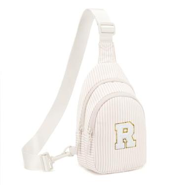 Imagem de Viverte Presentes para meninas de 8, 9, 10, 11, 12 anos, bolsas transversais, pochete para meninas adolescentes, presentes personalizados para mulheres, Bege