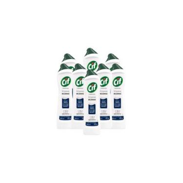 Imagem de Kit 8 Limpador Multiuso Cif Cremoso Limpeza Milagrosa 450ml