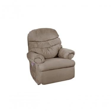 Imagem de Poltrona Do Papai Reclinável Barão Suede chocolate 377